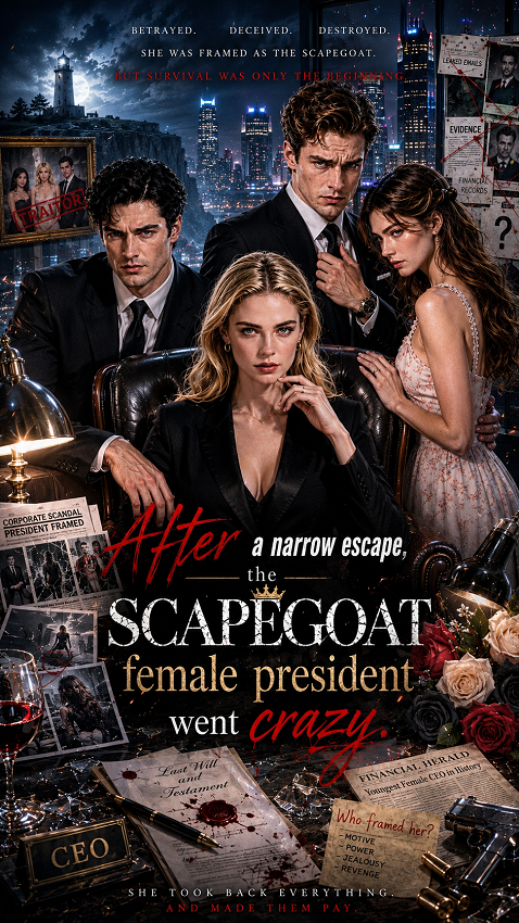 Póster de After a narrow escape, the scapegoat female president went crazy